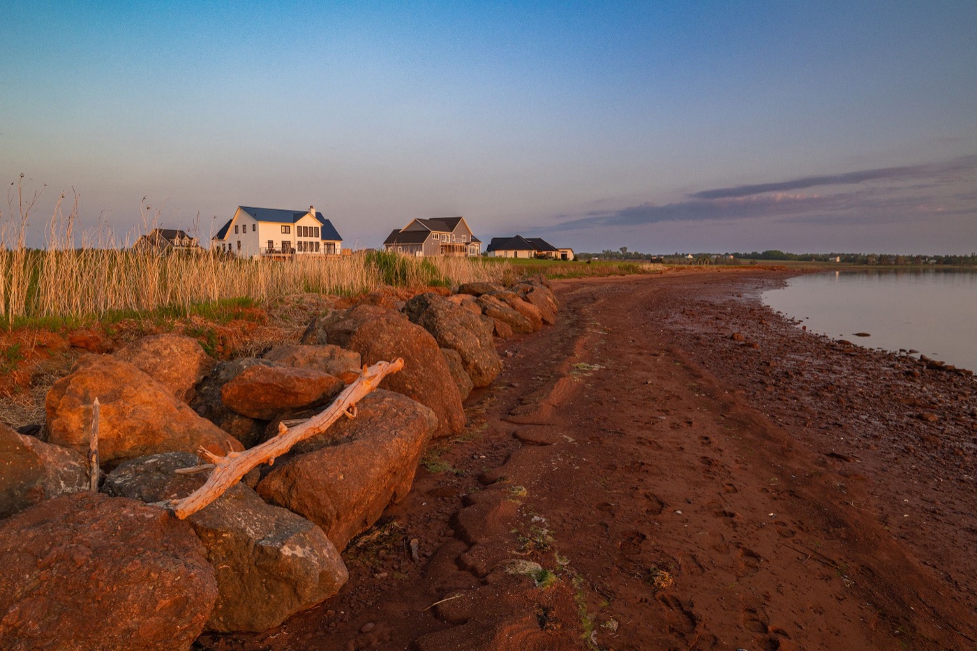 PEIFOTOSHOP — Sunset · Heritage red cliffs